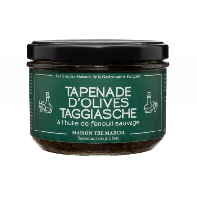 Taggiasche olive tapenade with wild fennel oil