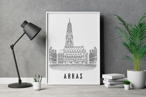 Affiche Arras - Papier A4 / A3 / 40x60