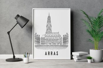 Affiche Arras - Papier A4 / A3 / 40x60 1