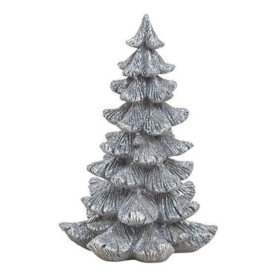 Albero di Natale in poliargento (L/A/P) 10x16x10cm