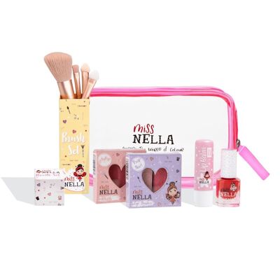 Set regalo con plettri glamour rosa per bambini