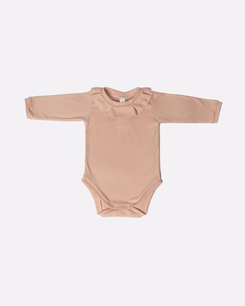 Body bébé en coton Pima biologique avec collerette