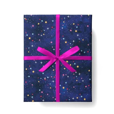 Papel de regalo y decoración - Noche estrellada