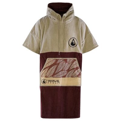 WAVE HAWAII Poncho Leevs, velluto di cotone