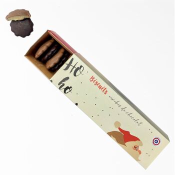 Coffret stick biscuits enrobés de chocolat | moulage de noël | Chocolat de Noel artisanal Chocodic 2