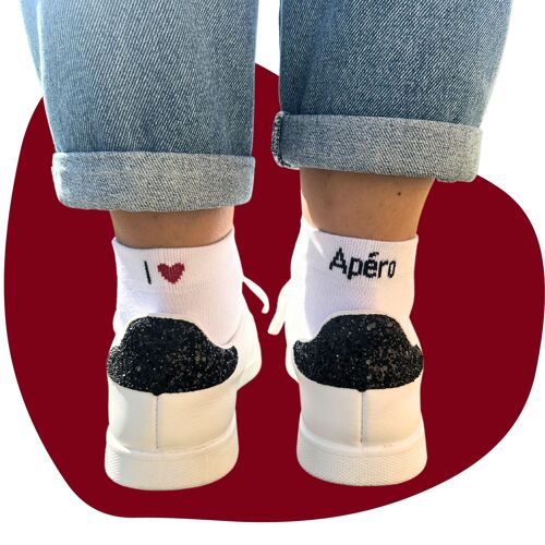 Chaussettes I ♥ Apéro