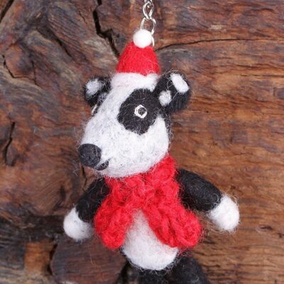 Basil The Badger Keyring - Keyring