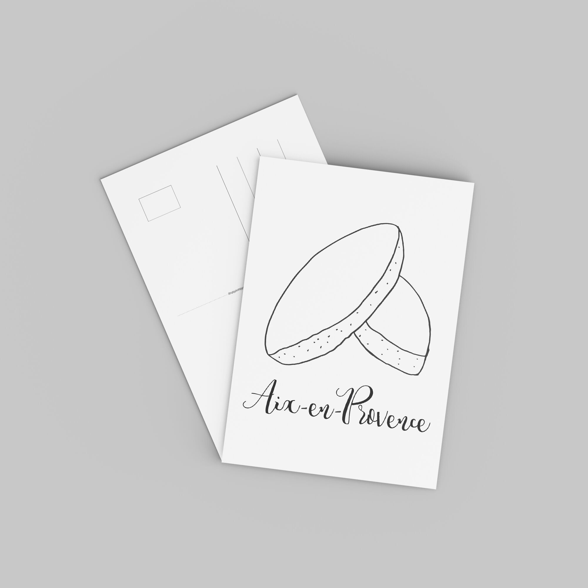 Carte postale Aix en Provence - Calissons