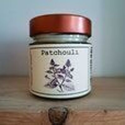 Candle 180gr Patchouli soy and rapeseed waxes