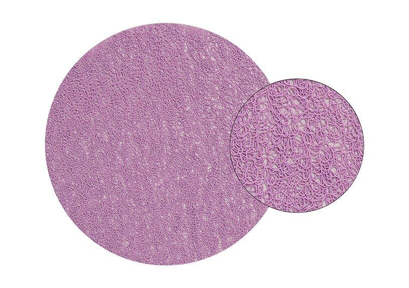 Tovaglietta viola in plastica, 38 cm