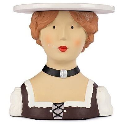 Lady "Heidi" with cake plate 20 cm VE 2