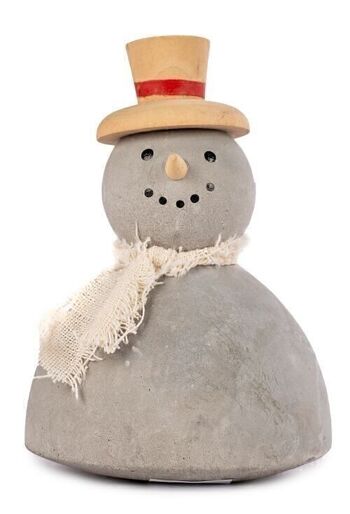 Bonhomme de neige avec bonnet et écharpe VE 12, 11cm 1