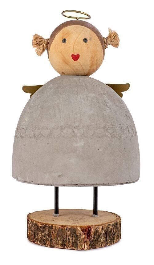 Angel on a wooden base VE 6, 16cm