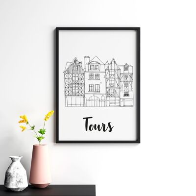 Touren-Poster - A4 / A3 / 40x60 Papier