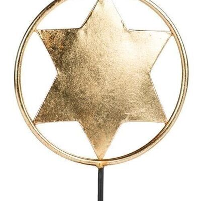 Candle holder with star VE 4 32 cm