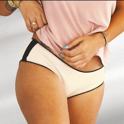 Menstrual panties with clips – Average flow from 12 years to 16 years – Danae model