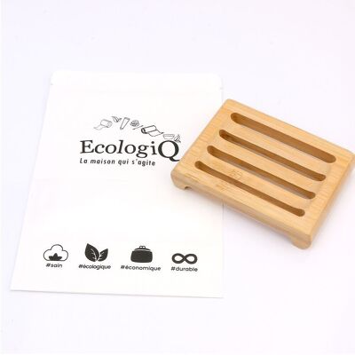 1 bamboo soap dish