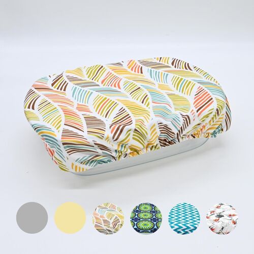 1 couvre plat en tissu - Plat à gratins (L) - 21-28 cm - Rayé