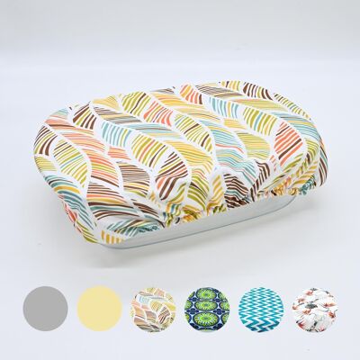 1 fabric dish cover - Gratin dish (L) - 21-28 cm - Striped