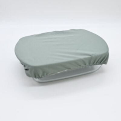 1 fabric dish cover - Gratin dish (L) - 21-28 cm - Gray