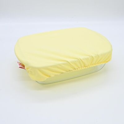 1 fabric dish cover - Gratin dish (L) - 21-28 cm - Yellow