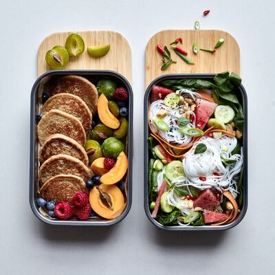 Fiambrera para sándwich de 900 ml - Acero inoxidable