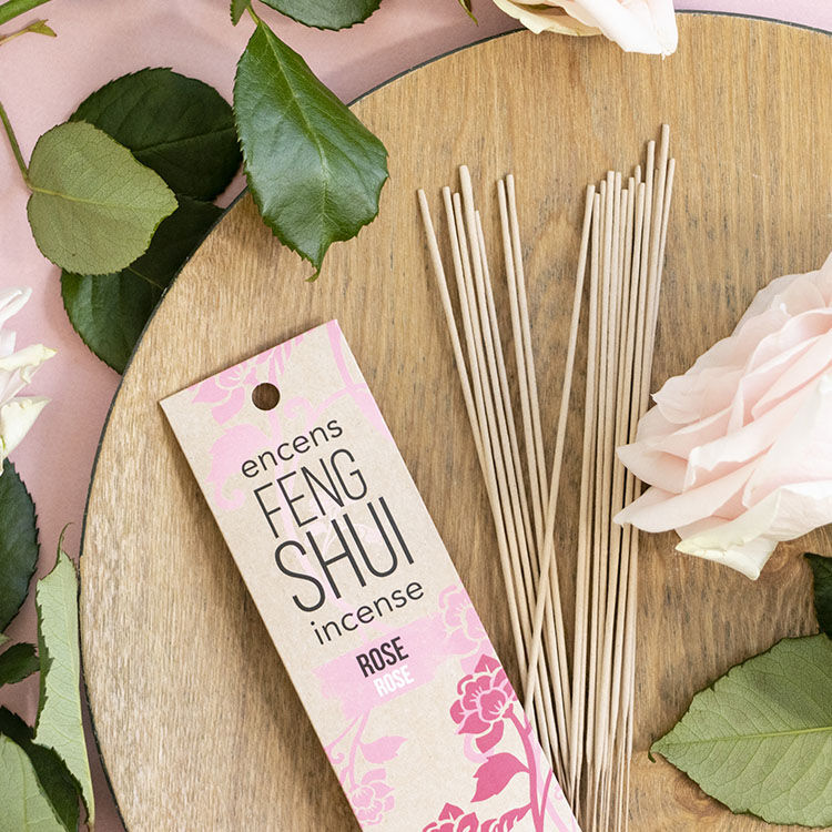Rose Earth Element Incense Sticks - Feng Shui - Aromandise