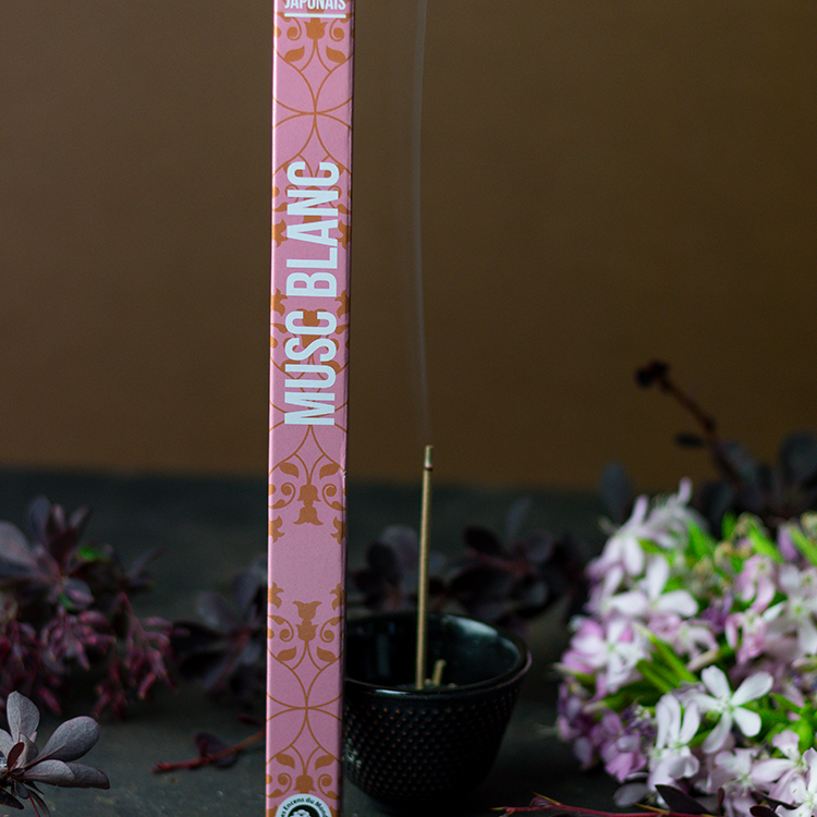 White Musk Incense Sticks - Discovery - Aromandise