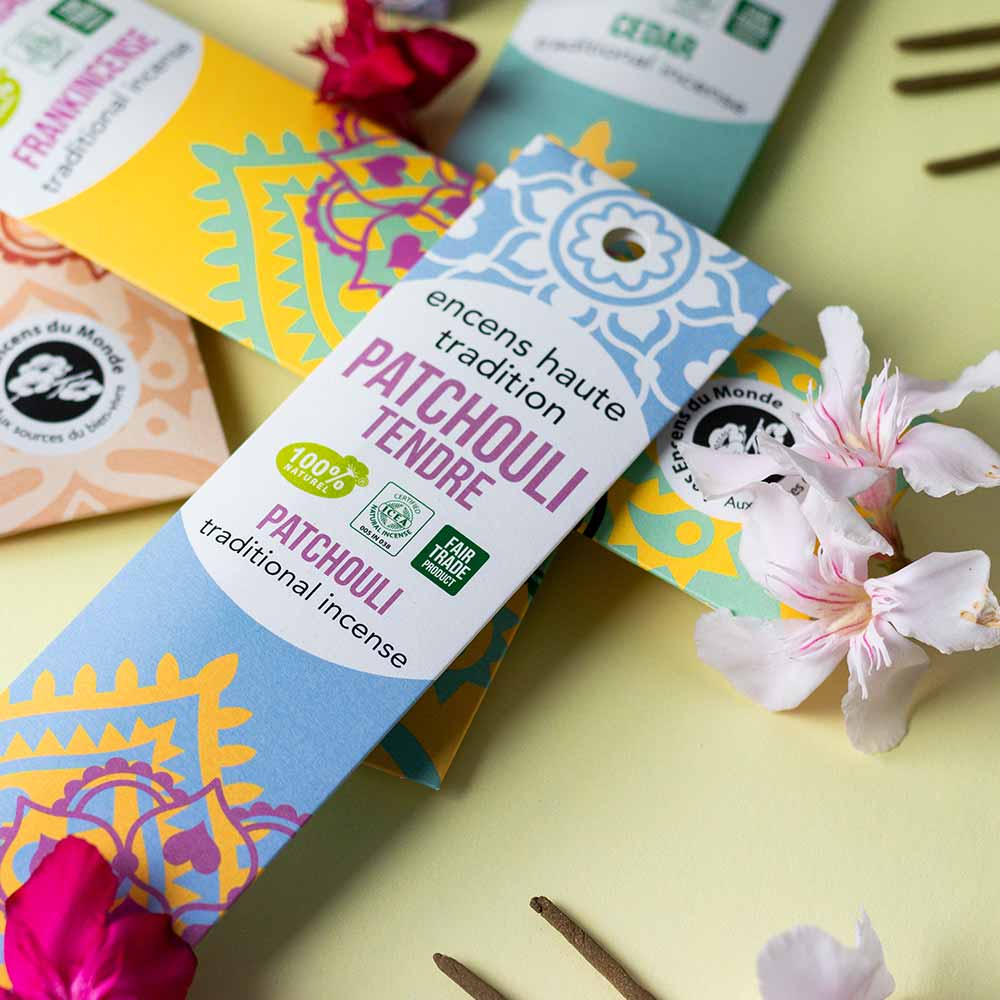Soft Patchouli Incense Sticks - High Tradition - Aromandise
