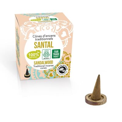 Sandalwood High tradition incense cones