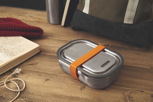 Stainless Steel Lunch Box - Stainless Steel Lunch Box Large Orange 1L