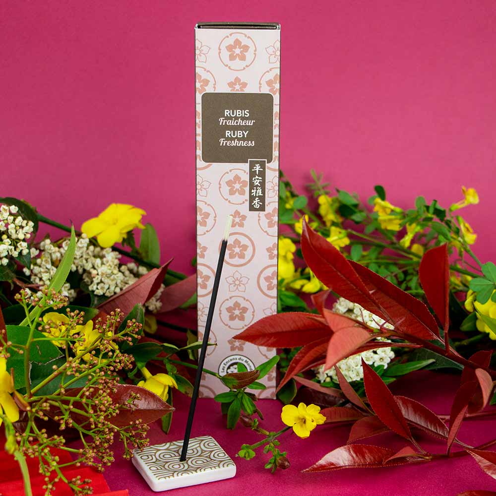Ruby Smokeless Incense Sticks - Karin - Aromandise