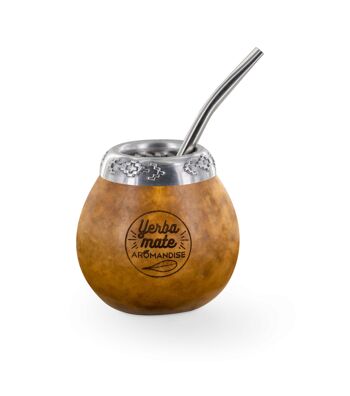 Calebasse et bombilla pour Maté 200ml 1