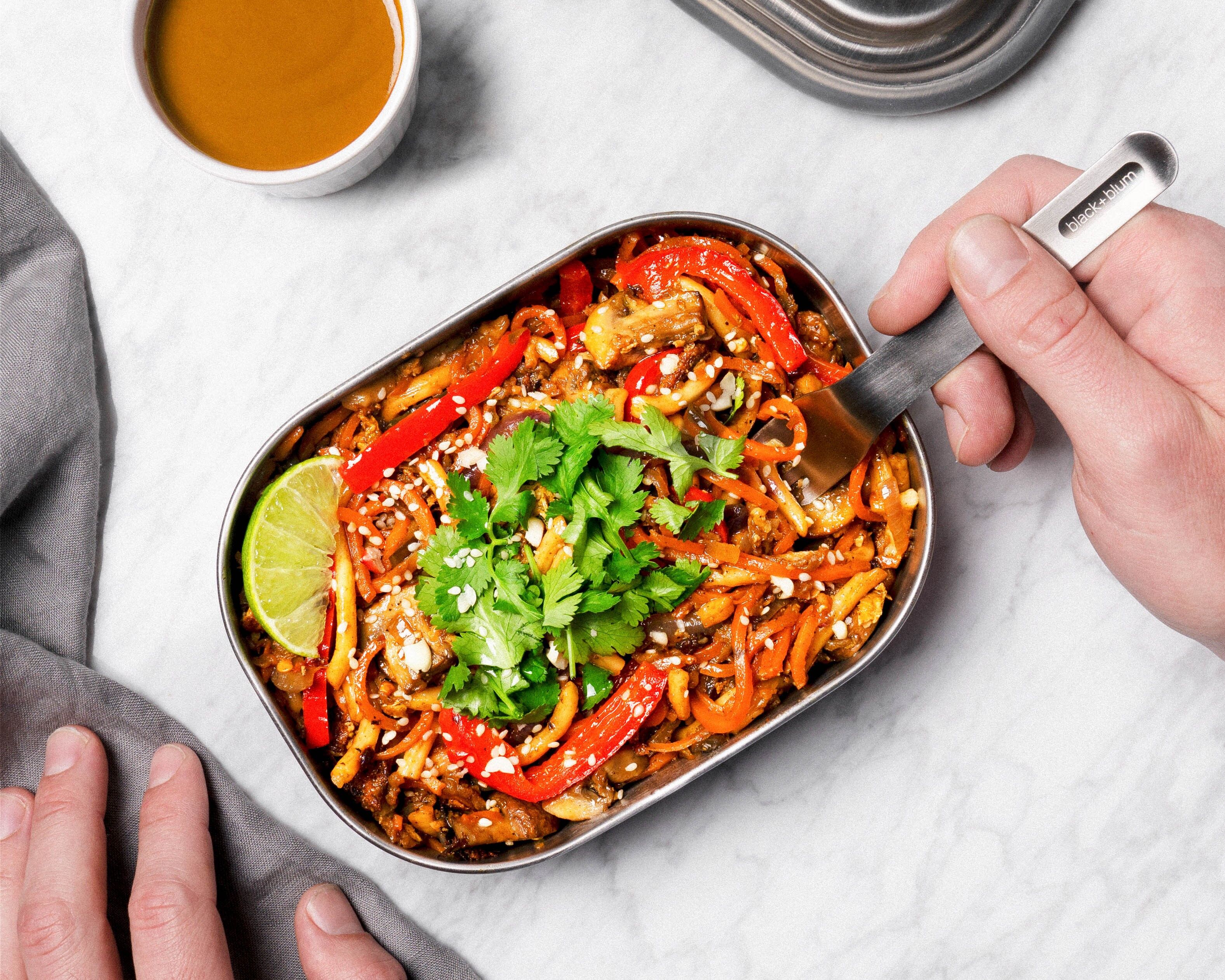 Lunch Box 3 in 1 - Stainless Steel 600ml - Olive