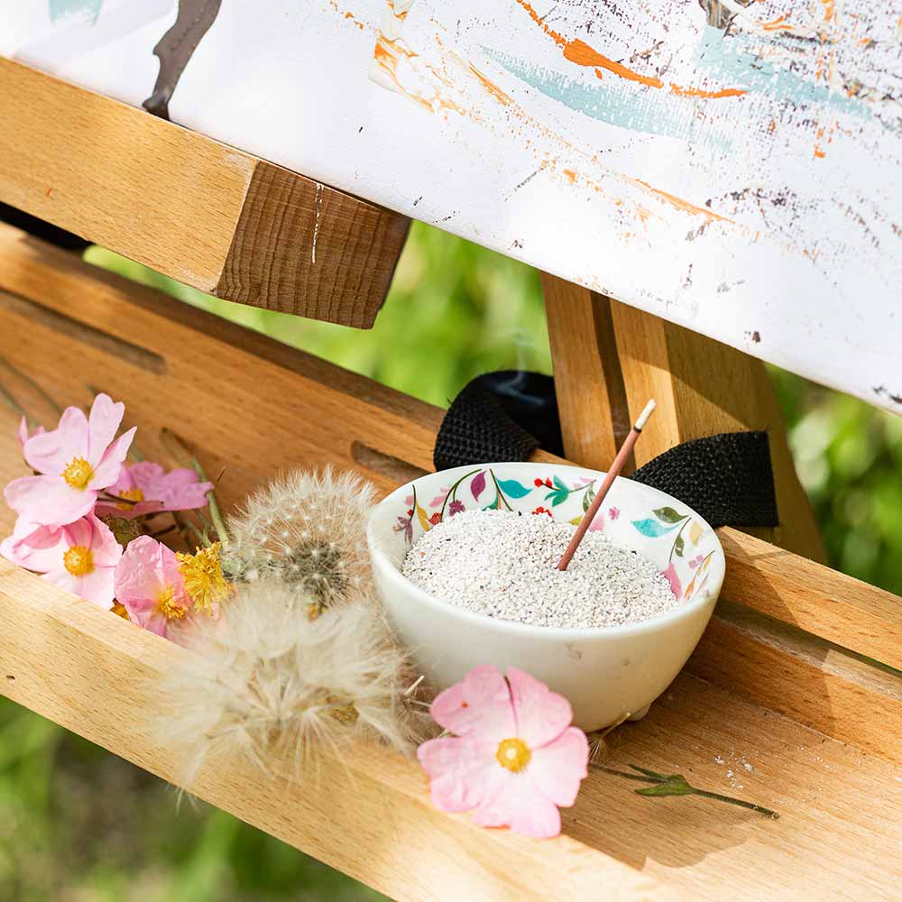 Flora Herbosense Porcelain Incense Holder - Aromandise