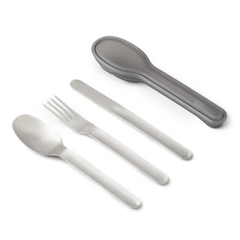 Nomadic stainless steel cutlery + case - Cutlery Set (CDU display version) 8