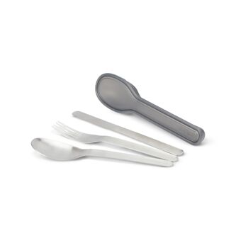 Nomadic stainless steel cutlery + case - Cutlery Set (CDU display version) 11