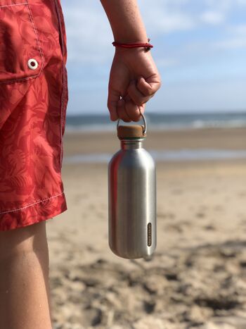 Single wall stainless steel water bottle - Ocean 9