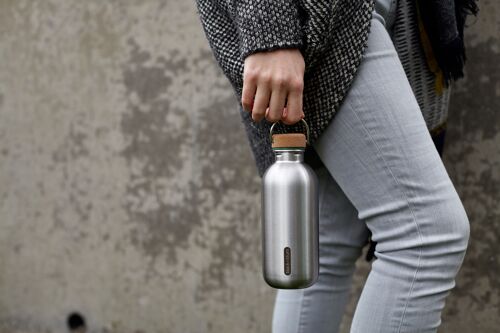 Single wall stainless steel water bottle - Olive
