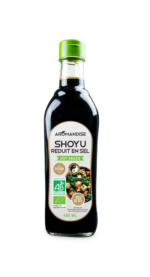 Sauce soja Shoyu 25% moins salé 0,48L
