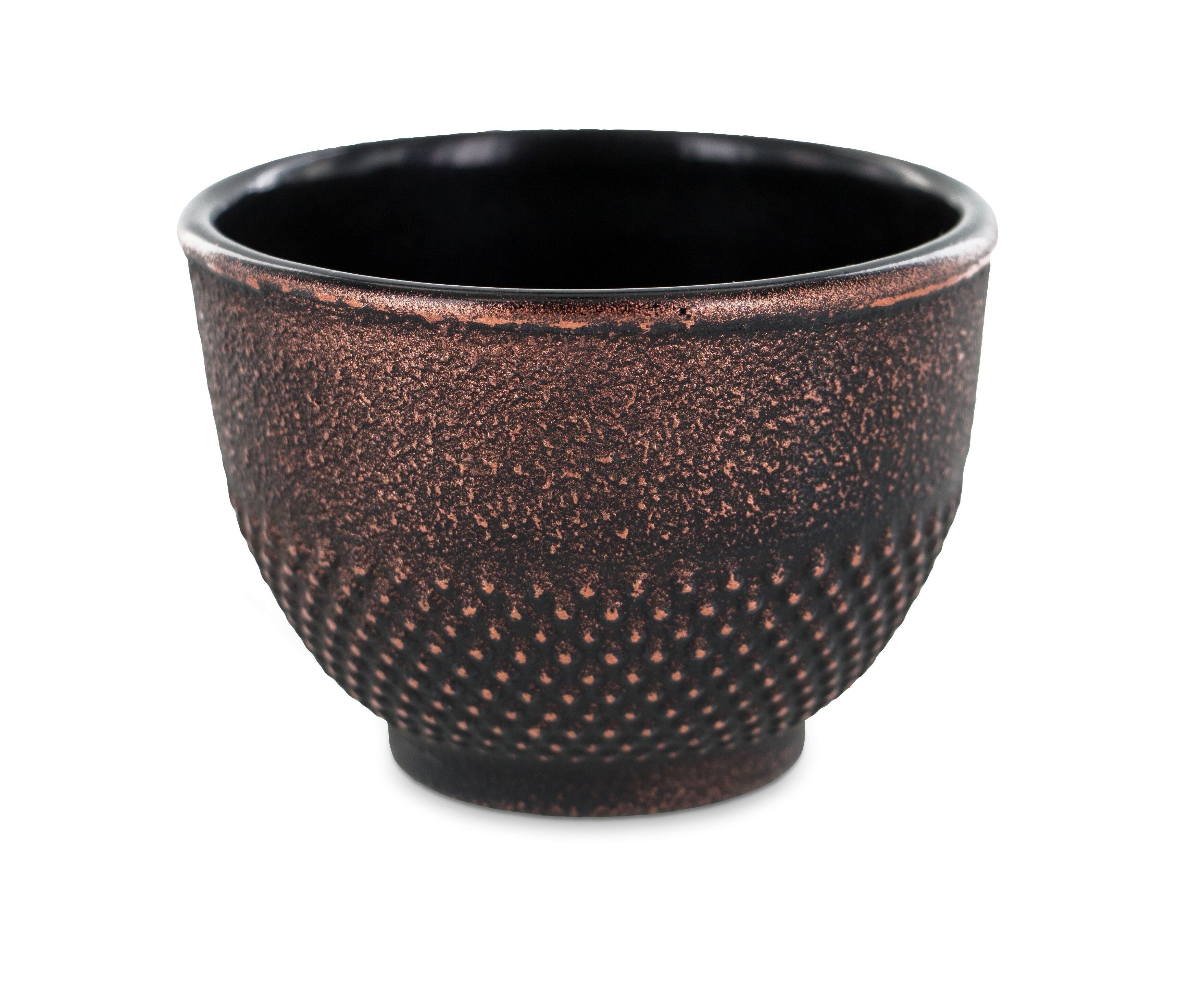 Tazza in ghisa nera e oro - 0,15 L
