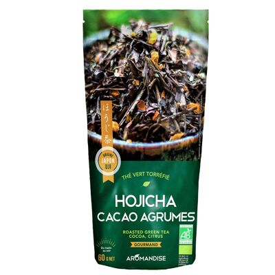 Bancha Hojicha Kakao-Zitrusfrüchte gerösteter grüner Tee