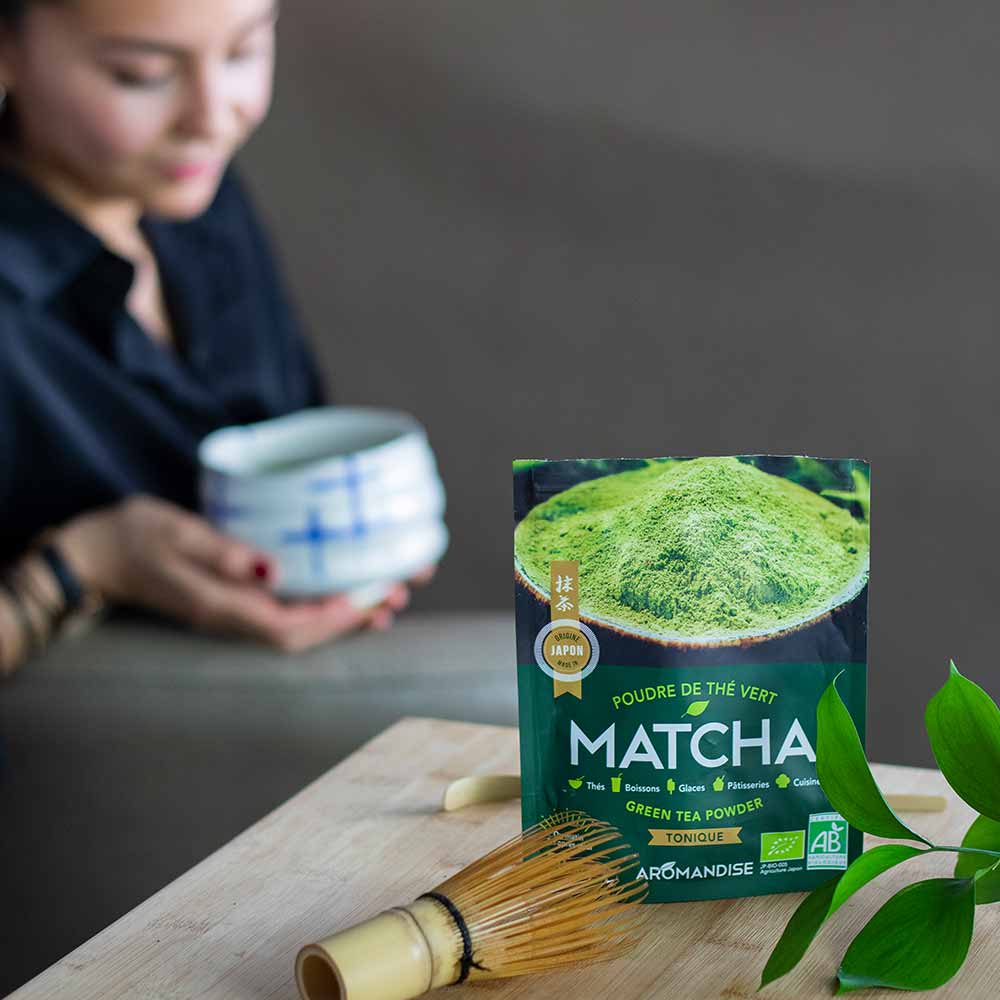 Organic Matcha Green Tea Powder - 50g - Aromandise