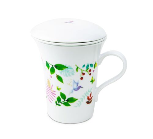 Tisanière en porcelaine avec couvercle Eden - 0,25 L