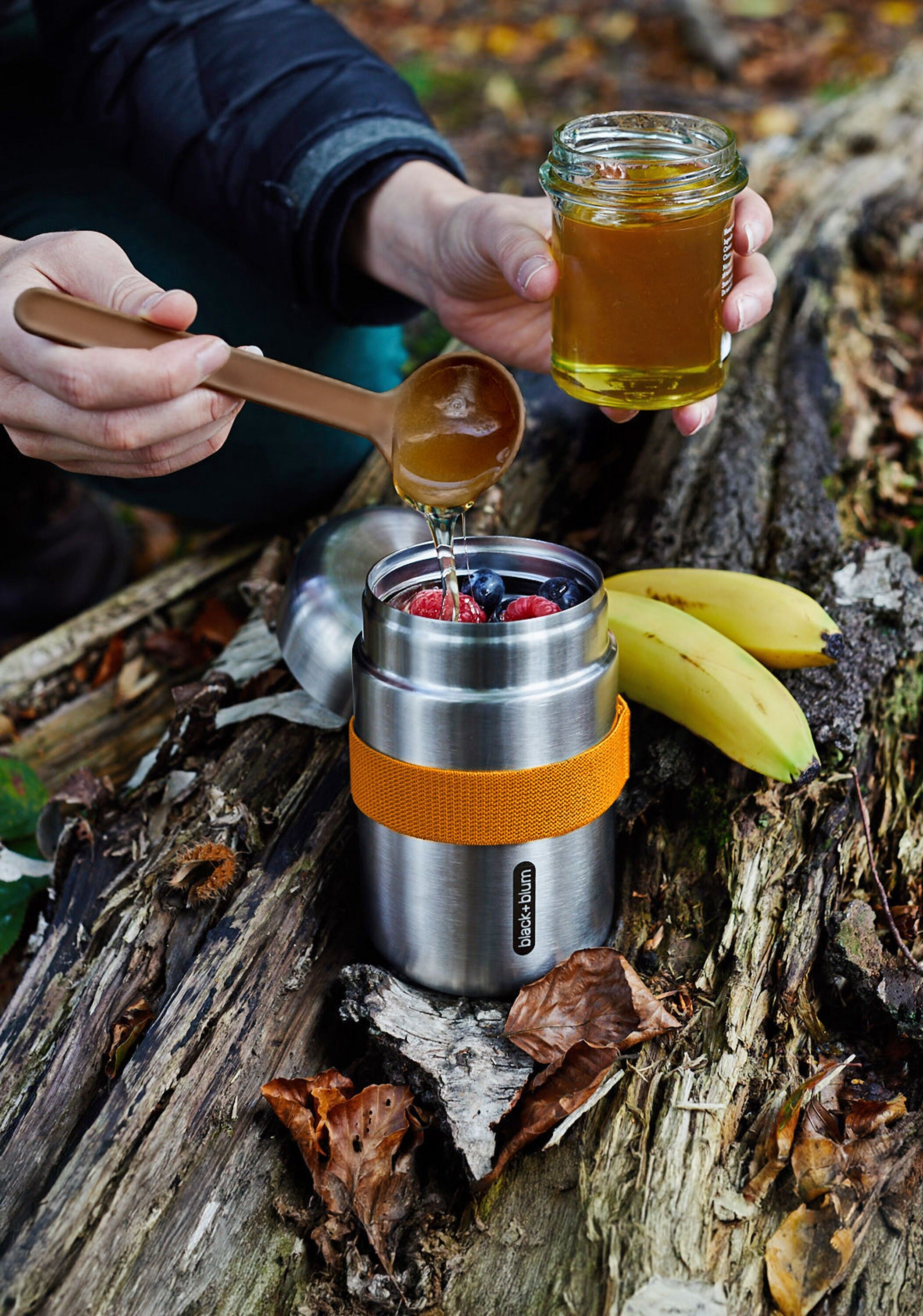 Borraccia termica per alimenti - Arancione 400 ml - Acciaio inossidabile