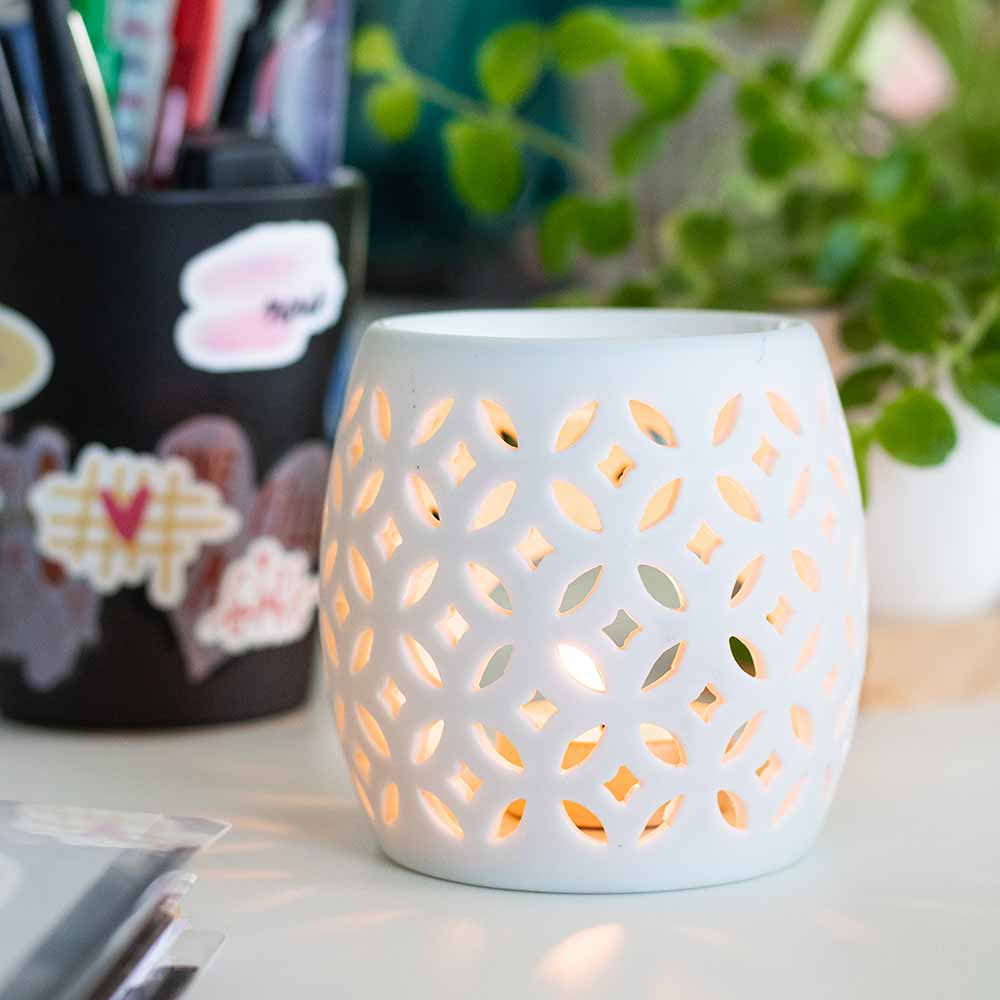 Firefly Incense Diffuser, Porcelain, Essential Oils, Resins, Plants for Burning - Aromandise