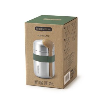 Thermos alimentaire isotherme - Food Flask Olive 400 ml 8