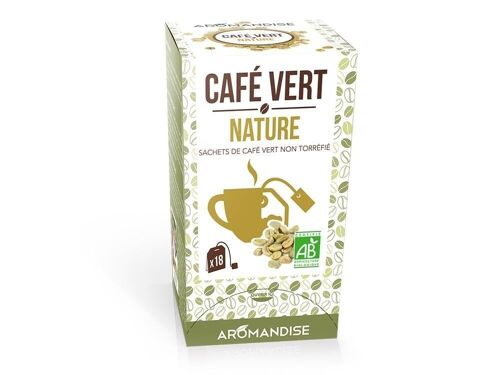 Café vert nature en infusettes