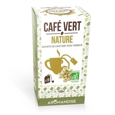 Café vert nature en infusettes