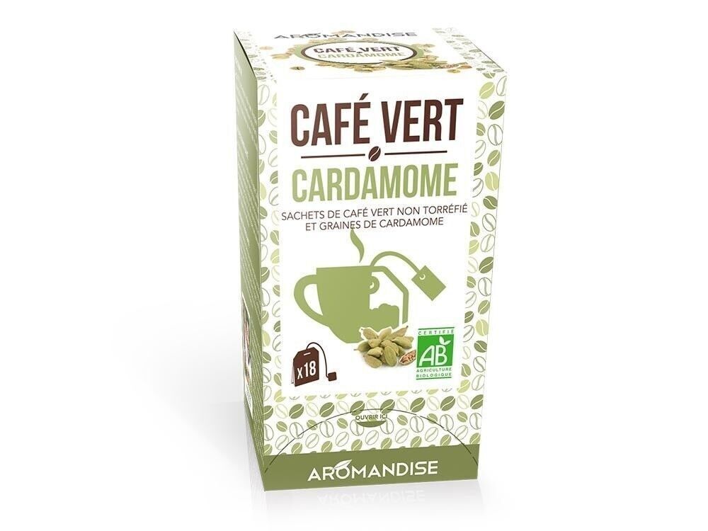Caffè verde al cardamomo in bustine